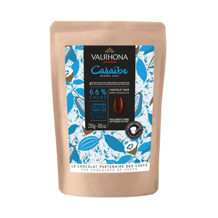 Pure chocolade voor patisserie Caraïbe 66%