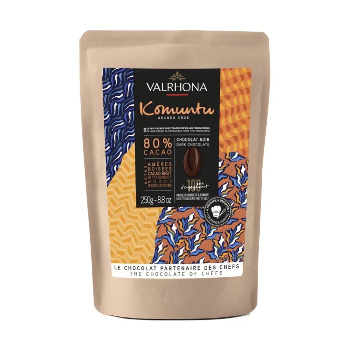 Pure chocolade voor patisserie Komuntu 80% (Tijdelijk aanbod)