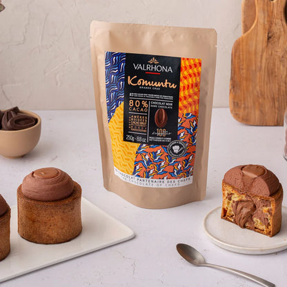 Pure chocolade voor patisserie Komuntu 80% (Tijdelijk aanbod)