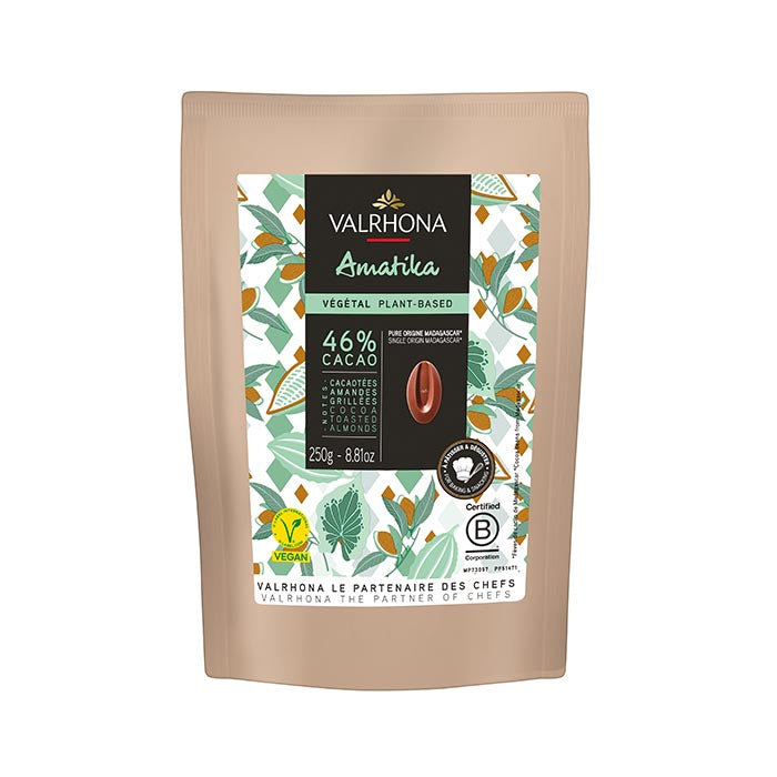 Vegan chocoladecouverture Amatika 46%