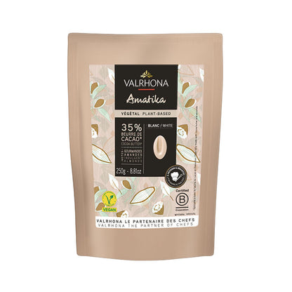 Vegan witte chocoladecouverture Amatika 35%