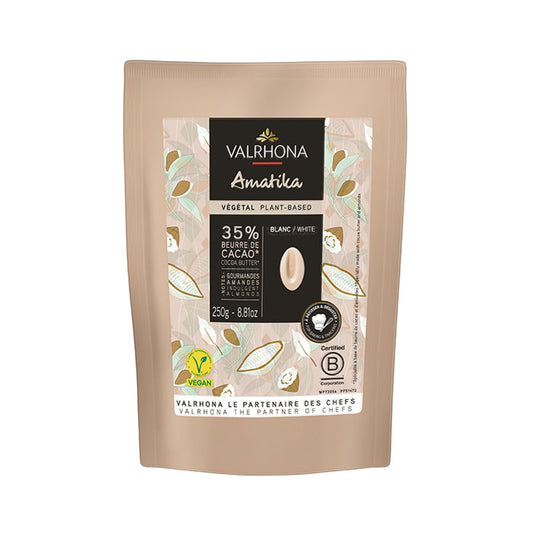 Vegan witte chocoladecouverture Amatika 35%