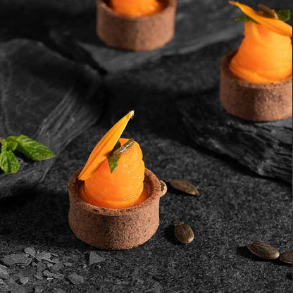 Mini tartelette bodems van boekweit Ø3,3 cm (210 stuks)